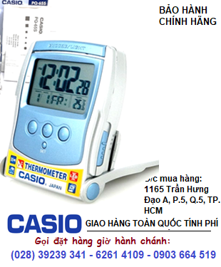 Casio PQ-65S-2DF; Đồng hồ báo thức Casio PQ-65S-2DF chính hãng| CÒN HÀNG 